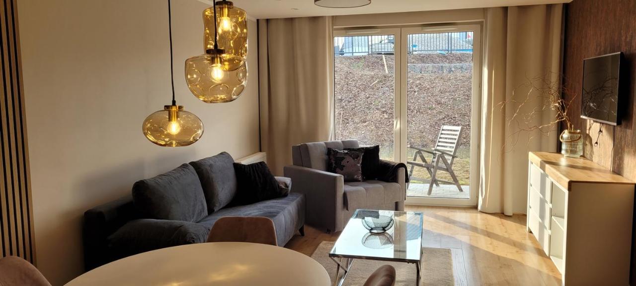 Sloneczny Apartament Z Ogrodkiem Gdańsk Exteriör bild